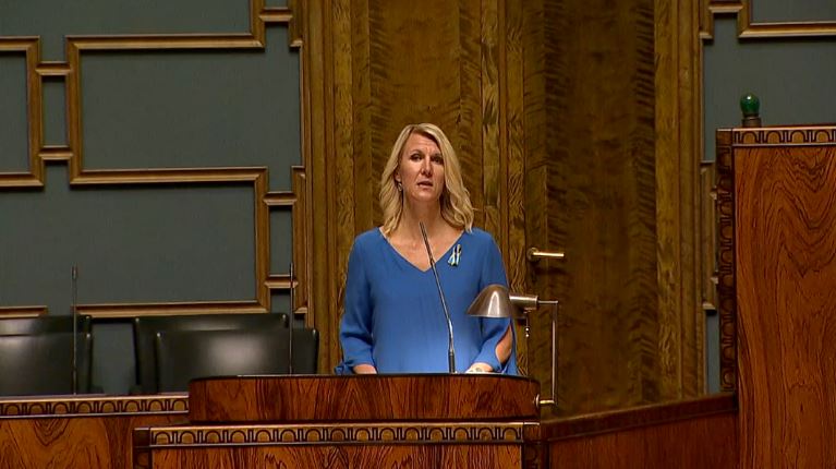 Puheeni eduskunnassa Suomen turvallisuusympäristön muutoksesta 20.4.2022.